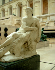 Statues in the louvre Paris budget travel destinations photo