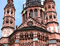 Mainz Cathedral Baroque and Renaissance West Towers photo