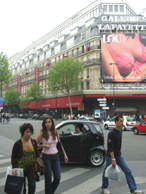 Galleries Lafayette shopping Paris photo